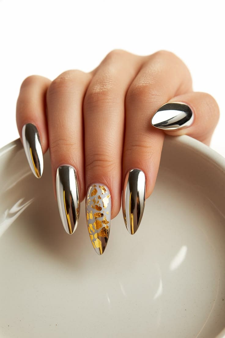 Glazed Aura Chrome: The Liquid Molten Revolution from New York Fashion Week
